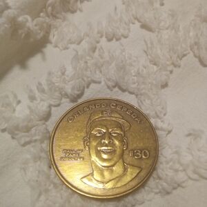 VINTAGE  "SAN FRANCISCO GIANTS, ORLANDO CEPEDA-1999 Hof Coin